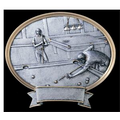 Pool, Male Oval Sport Legend Plates - 6"